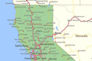 Northern California map