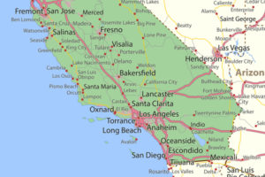 Southern California map